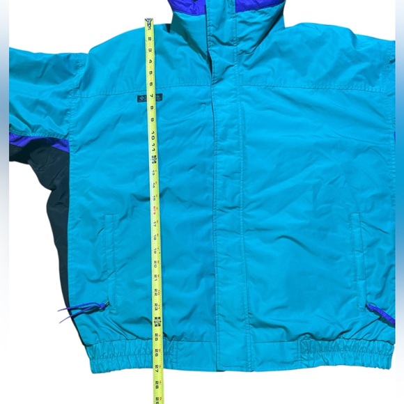 Vintage Columbia Bugaboo Ski Jacket Men’s XL Teal Purple Made in USA 90s - Picture 6 of 16